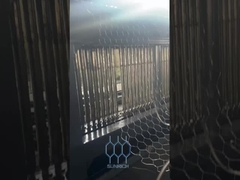 ความเร็ว Gabion Box Machine กับระบบควบคุม servo motor และความเร็วการผลิต 30 หลุม/นาที