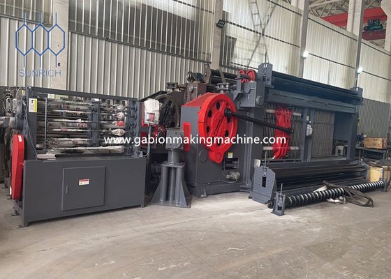 ซื้อ สายการผลิต Gabion สายเหล็กเหล็กกระปุกด้วยระบบควบคุม PLC ที่ก้าวหน้า การผลิตออนไลน์