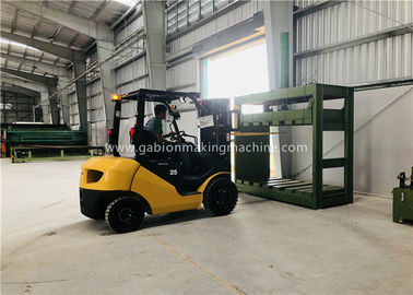 ซื้อ 2mm-4mm อัตโนมัติแถบขอบเครื่อง / Gabion Box เครื่อง Gabion ที่นอน การผลิตออนไลน์