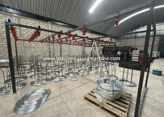 ซื้อ เครื่องกล่องก๊าบิออนที่ควบคุมโดย PLC สําหรับกรงเครือสายเหล็กที่แข็งแรง การผลิตออนไลน์