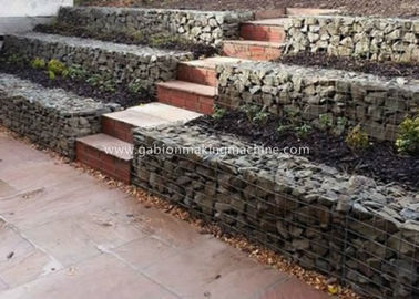 ซื้อ กล่องโกเบที่ทนทาน / ลวดชุบสังกะสีที่จุ่มร้อนสำหรับกล่องป้องกันดิน 2x1x1m การผลิตออนไลน์