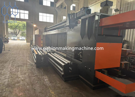 ซื้อ ความเร็ว Gabion Box Machine กับระบบควบคุม servo motor และความเร็วการผลิต 30 หลุม/นาที การผลิตออนไลน์