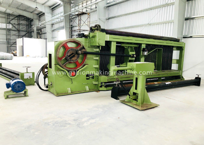 Bridge / Civil Gabion Mesh Machine 25kw With PLC Control System Touch Screen