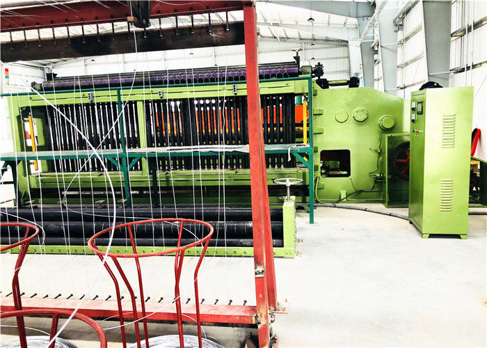 7.5kw Hexagonal Wire Netting Machine / Edge Winding Machine PLC Control