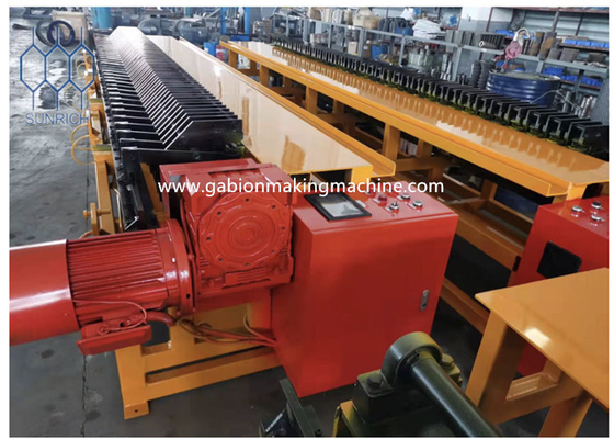 380v / 50hz โลเตจ์ Gabion Box Line สําหรับการใช้งานเหล็กกระดาษในงานก่อสร้าง