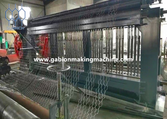 ปรับความยาว Twist เครื่อง Gabion กับระบบควบคุม PLC มอเตอร์ servo อัตโนมัติ