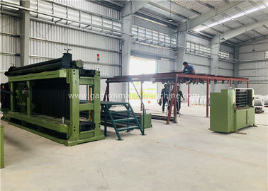PLC ควบคุม Gabion Mesh Machine ประหยัดพลังงานสวมความต้านทานสำหรับงานก่อสร้าง