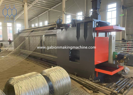 30 หลุม / นาที ความเร็วการผลิต เครื่องกล่อง Gabion 22KW / 30KW พลังงานสําหรับการผลิต
