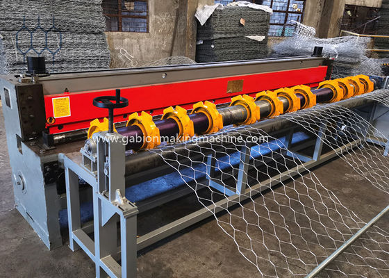 5000mm 88x125mm เซอร์โวมอเตอร์เครื่องทำเกเบี้ยนอัตโนมัติ